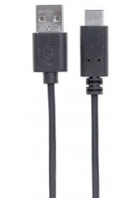 MANHATTAN CABLE USB/ USB TIPO C 1M NEGRO (353298)