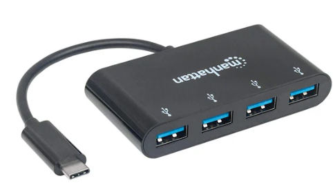 MANHATTAN HUB USB C A 4 USB 3.1 (162746)