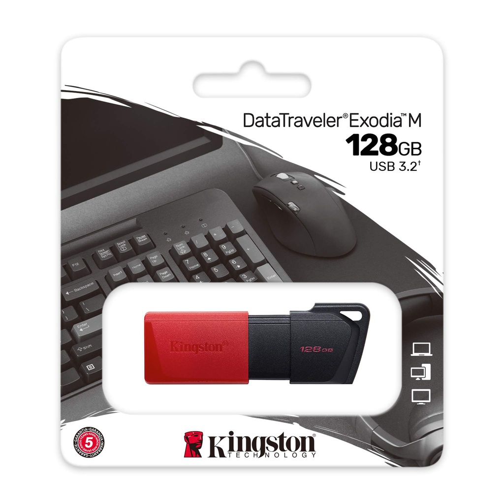 KINGSTON DT/EXODIA M /64GB USB 3.2 ROSADO (KC-U2L64-7LN)
