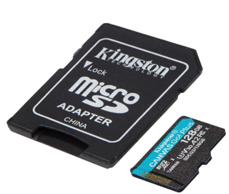 KINGSTON MICROSD 128GB CANVAS GO PLUS 4K (SDCG3/128GB)