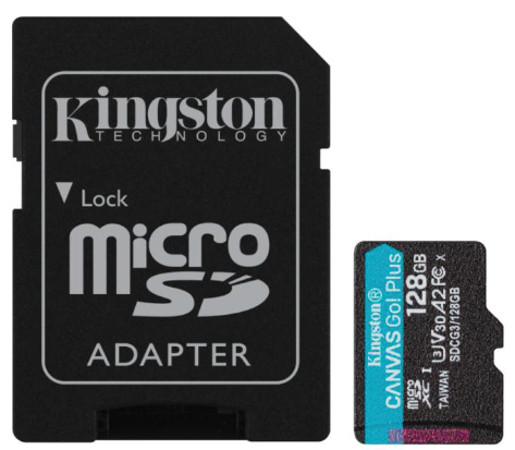 KINGSTON MICROSD 256GB CANVAS GO PLUS 4K (SDCG3/256GB)