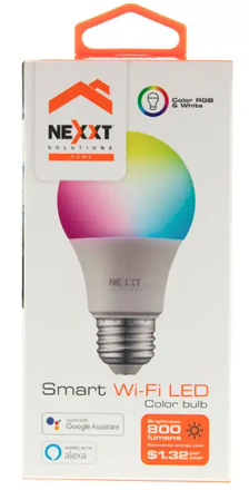 NEXXT HOGAR BOMBILLO LED RGB 2PK (NHB-C1102PK)