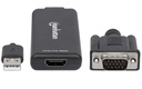MANHATTAN ADAP USB A HDMI/ VGA (152426)