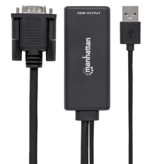 MANHATTAN ADAP USB A HDMI/ VGA (152426)
