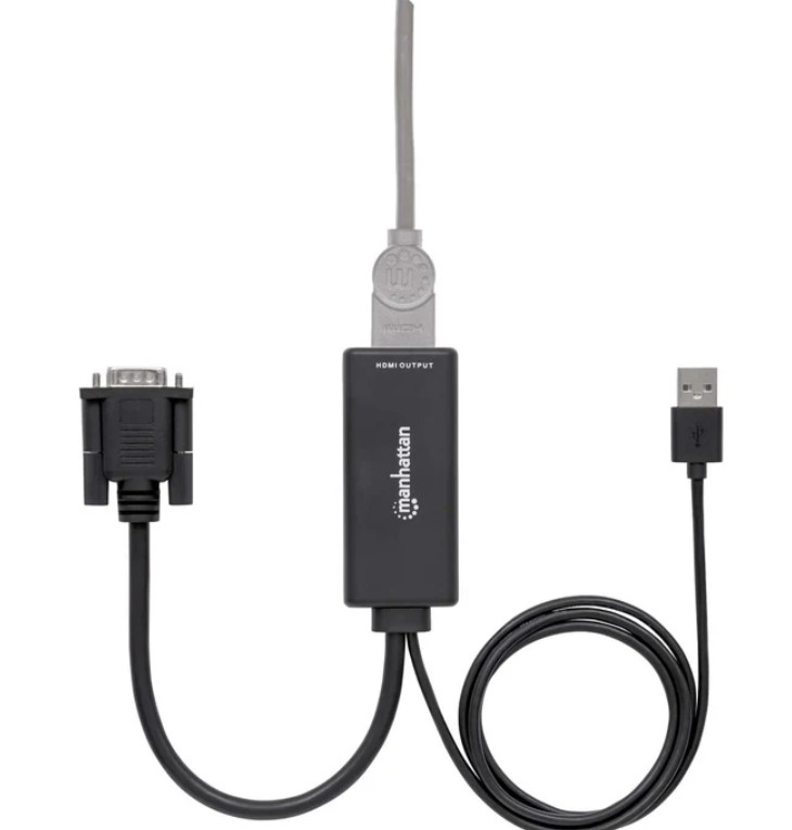 MANHATTAN ADAP USB A HDMI/ VGA (152426)