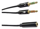 HAVIT ADAPTADOR DE 2*3.5(M) A 1*3.5(H) 26CM (HV-G04)