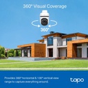 PT-LINK TAPO CAMARA VIGILANCIA EXT ROBOT (C510W US)