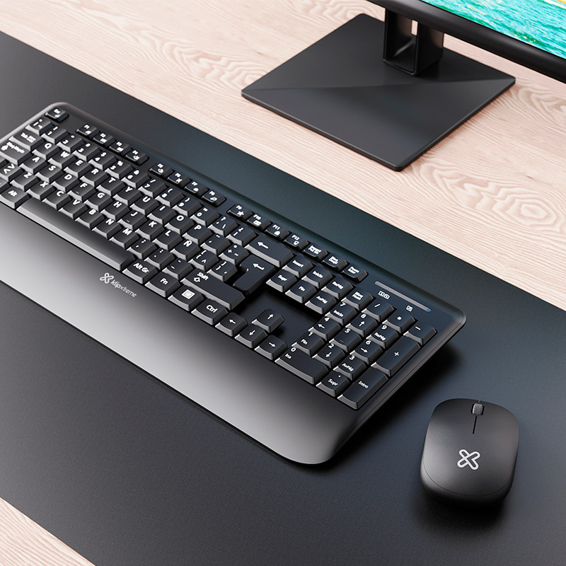 KLIPX TECLADO&RATON WIFI KEYROLL (KCK-300S)