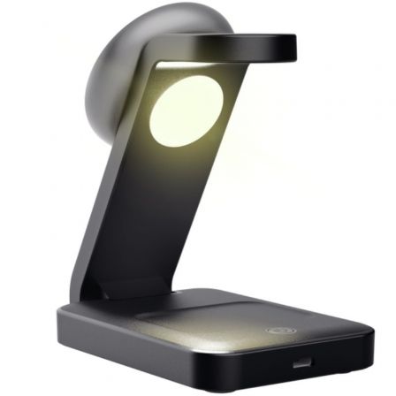 TRUST CARGADOR MULTIFUNCIONAL ESTACION DE CARGA CON RELOJ (25464)