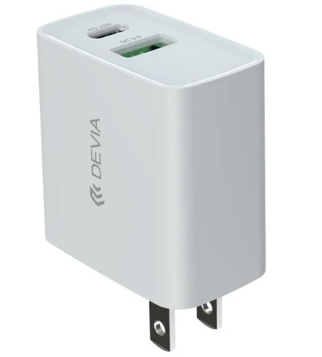 DEVIA ADAPTADOR CARGA RAPIDA USB-C/USB 20W (385254)