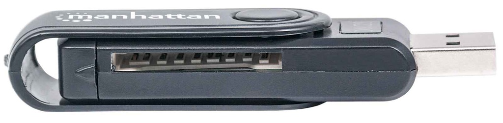 MANHATTAN LECTOR DE TARJETA USB-A A SD/MICROSD (101981)