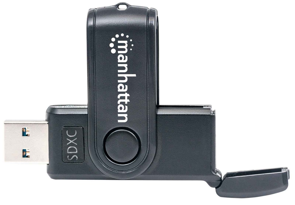 MANHATTAN LECTOR DE TARJETA USB-A A SD/MICROSD (101981)