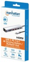 MANHATTAN DOCKING CONVERTER USB-C A USB-C (1)/ HDMI (1)/ USB-A (2)/ SD (1)/ MINISD (1) RJ45 GIGABIT (1) (153966)
