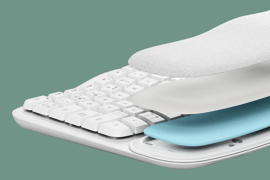 LOGITECH TECLADO WIFI WAVE KEYS BLANCO ESP (920-012279)