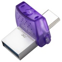 KINGSTON DT/DUO 128GB USB 3.2 MORADA (DTDUO3CG3/128GB)
