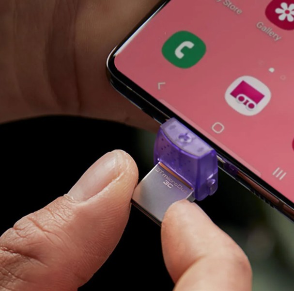 KINGSTON DT/DUO 128GB USB 3.2 MORADA (DTDUO3CG3/128GB)