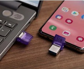 KINGSTON DT/DUO 128GB USB 3.2 MORADA (DTDUO3CG3/128GB)