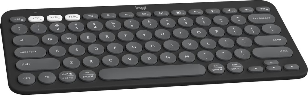 LOGITECH TECLADO BT PEBBLE KEY2 K380S MULTI-DEVICE NEGRO ESP (920-011783)