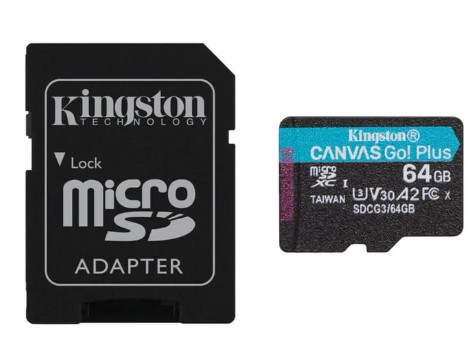 KINGSTON MICROSD 256GB CANVAS GO PLUS 4K (SDCG3/256GB)