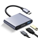 TRUST DOCKING CONVERTER USB-C A HDMI/ USB-A/ USB-C (130691)
