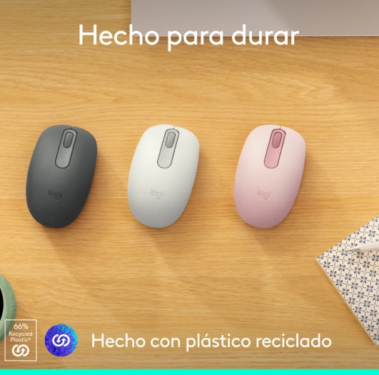 LOGITECH RATON BT M196 BLANCO (910-007457)