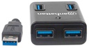 MANHATTAN HUB USB 3.0 + ADAP. AC