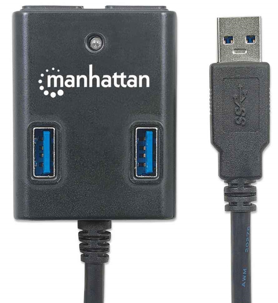 MANHATTAN HUB USB 3.0 + ADAP. AC
