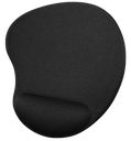 UNNO ALFOMBRILLA CON SOPORTE ERGONOMICO PARA RATON NEGRO (MP6001BK)
