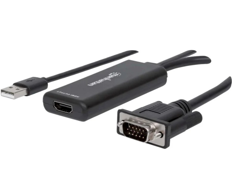 MANHATTAN ADAP USB A HDMI/ VGA (152426)