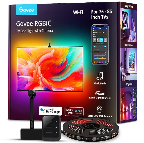 GOVEE LUCES RGBIC TV BACKLIGHT WITH CAMERA TV 75"-85" (H6098AD2)