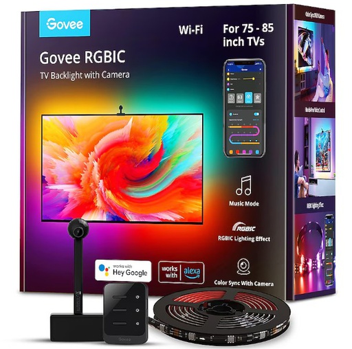 GOVEE LUCES RGBIC TV BACKLIGHT WITH CAMERA TV 75"-85" (H6098AD2)